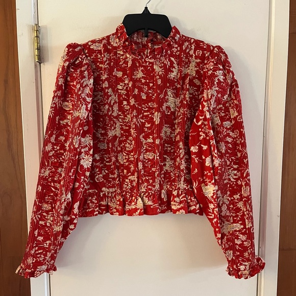 Doen Heloise Top in Oak Bluffs Floral - Picture 2 of 9